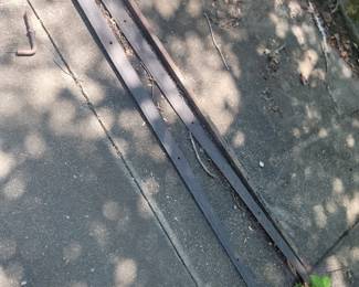 Massive Wrought Iron Hinges