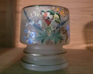 Hand Painted Bristol Vase