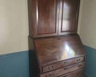 Vintage Slant front Secretary Desk 