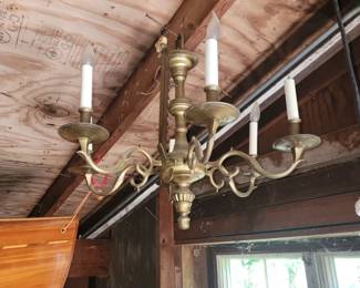 Brass Light Fixture 
