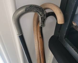 Vintage and Antique Canes 