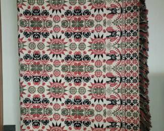 1843 American Coverlet 