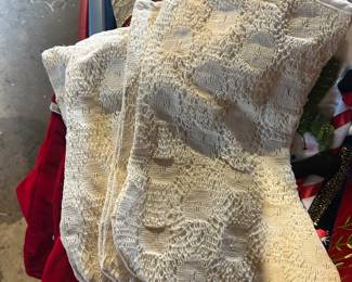 White lace like stockings