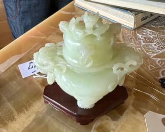 Carved Jade Censor
