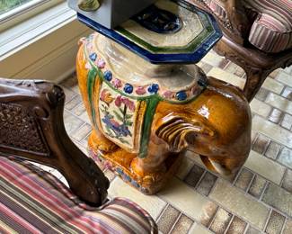 Earthenware Asian Elephant 