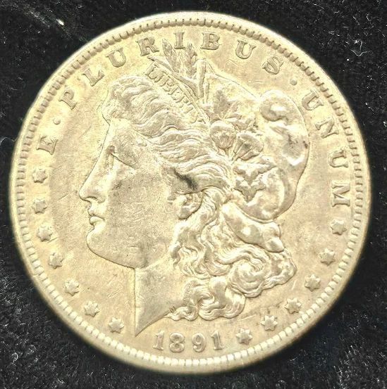 1891 Morgan Silver Dollar - San Francisco Mint Mark