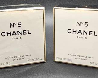2 Unopened Bars of Channel No.5 Soap