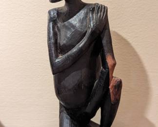 Senufo Carved Woman Ebony 