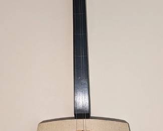 Mid-Century modern shamisen barometer. Stormy, Rain, Change, Fair. & Very dry options for a great day.