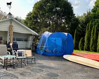 Boats and tents and chairs