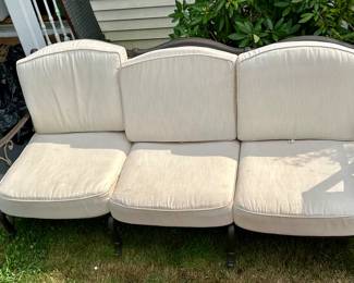 Wrought iron sofa