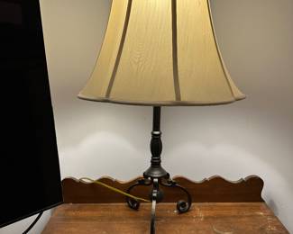 More wrought iron lamps