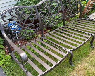 Iron outdoor sofa
