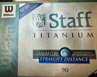 A dozen or so boxes, 15 balls/box