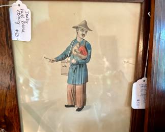 Hand colored etchings