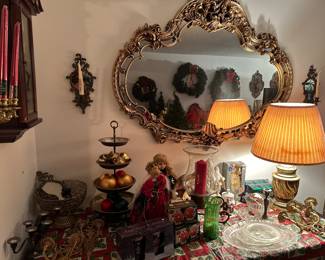 Vintage ornate mirror
