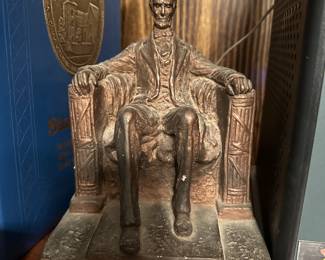 Lincoln bookends 
