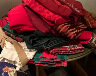 Christmas table cloths