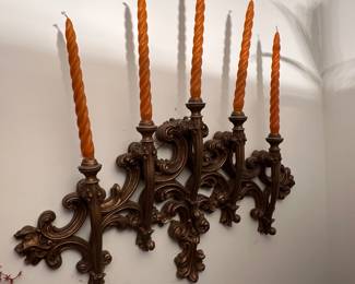 Midcentury candelabra decor 