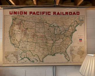 Another great Vintage Union Pacific Wall Map 
