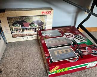 Complete train sets in box 