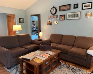 Very clean never used couch set for sale . House is full of great clean furniture 