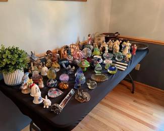Lots of Paperwieghs & knicknacks 