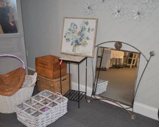 Baskets, Wall Mirror