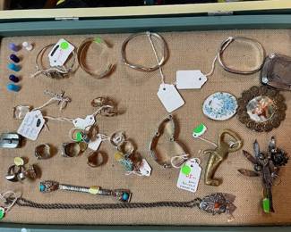 Vintage silver and other various pieces