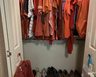 Texas Longhorn shirts and men’s shoes size 12