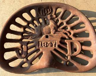 Vintage tractor seats