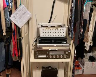 Old stereo equipment we have 8tracks too