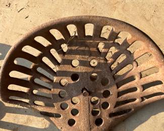 Vintage tractor seats