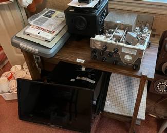 Monitors, camera equipment and lots of HAM Radio equipment