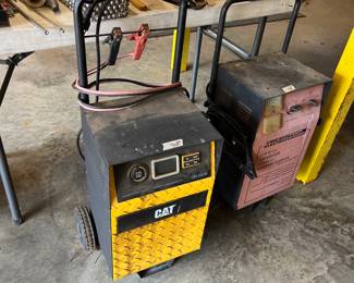 CAT battery charger and other items