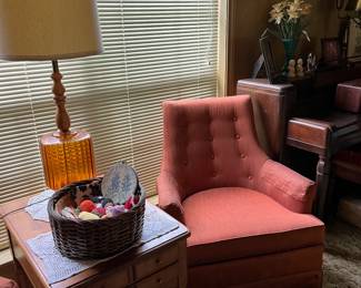 80’s coral chair (2)
