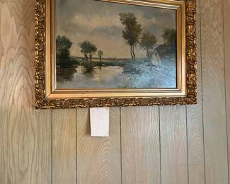 Painting by J Van Os