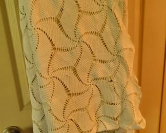 Crocheted coverlet