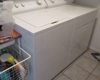 Washer and dryer