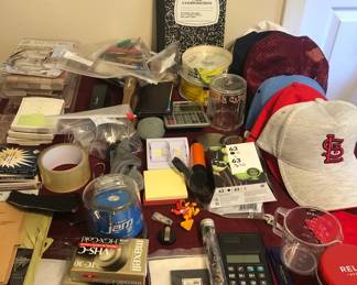 OFFICE SUPPLIES AND CAPS