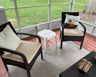 PART OF THE 4 PIECE SET PAIR OF CHAIRS