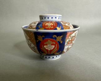 Japanese Imari Covered Rice Dish
