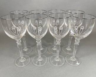 Set Of Eight Waterford Glasses
