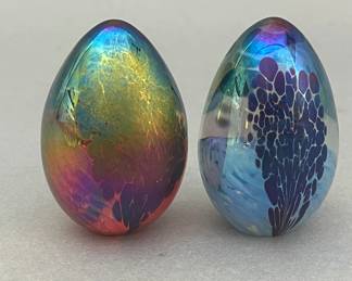 Glass Eye Studio Mount St Helens Ash Paperweights
