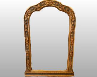 Carved And Gilt Arched Form Mirror
