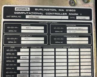 Azonix 1000 Computational measurement & control System $60.00