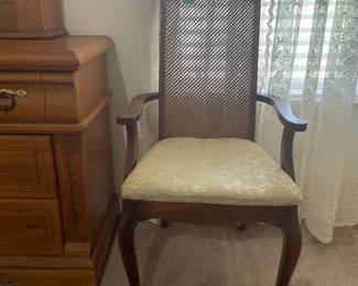 Cane back chair