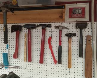 Hammers, mallets, hatchet
