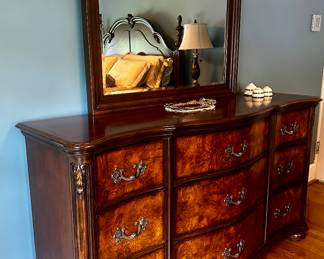 Pulaski Furniture Triple Dresser and Mirror