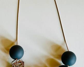 Contemporary fashion orb necklace